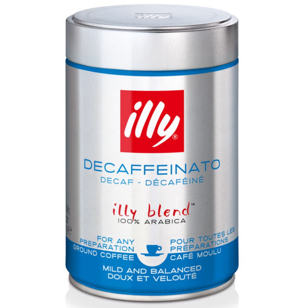 

Illy Coffee Decaffeinated Ground Coffee 250 gr 100% Arabica