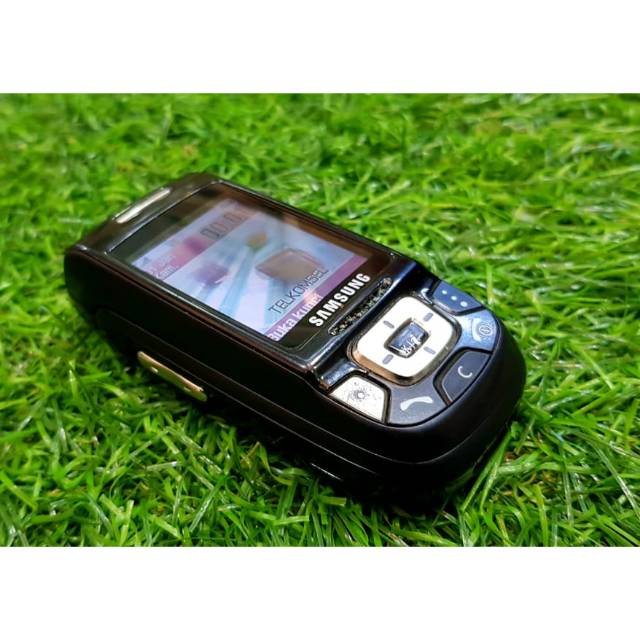 HP Samsung Jadul SGH D-500 Slide Hitam Mulus Siap Pakai not E1195 E1272 atau Samsung Lipat