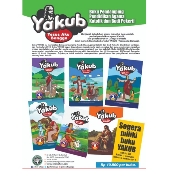 BUKU PENDIDIKAN AGAMA KATOLIK SD KELAS 1 - 6