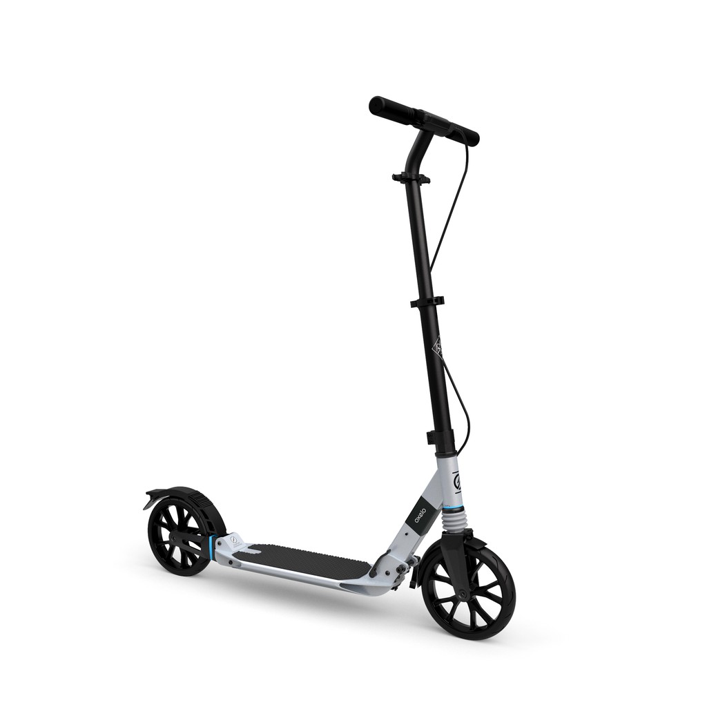 Decathlon Oxelo Skuter Dewasa Town 7Xl Hitam - 8377410