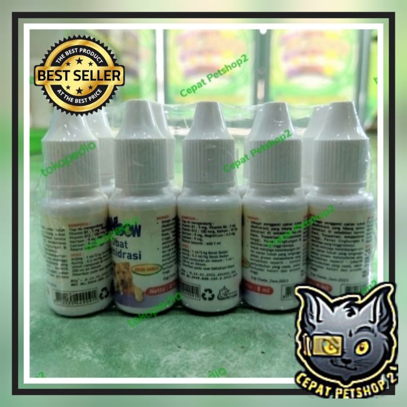 obat dehidrasi kucing anjing RAINBOW 8ml