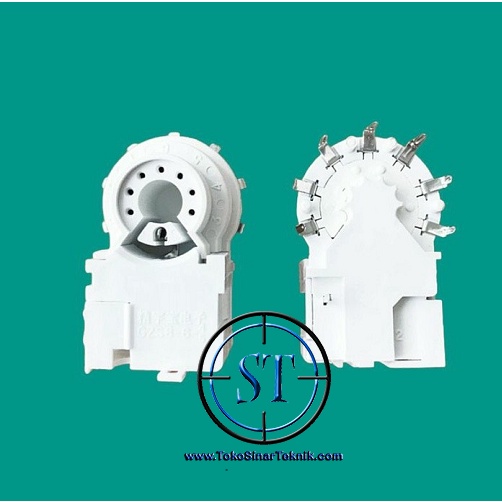 Socket TV Tabung CRT 8-6-4 Leher Kecil Kaki Lebar