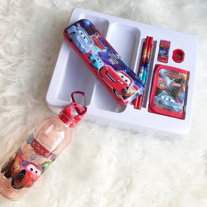 

Kotak pensil cars set komplit