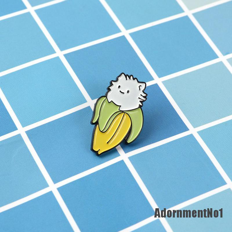 (Adornmentno1) Bros Pin Enamel Bentuk Kucing Pisang Untuk Wanita