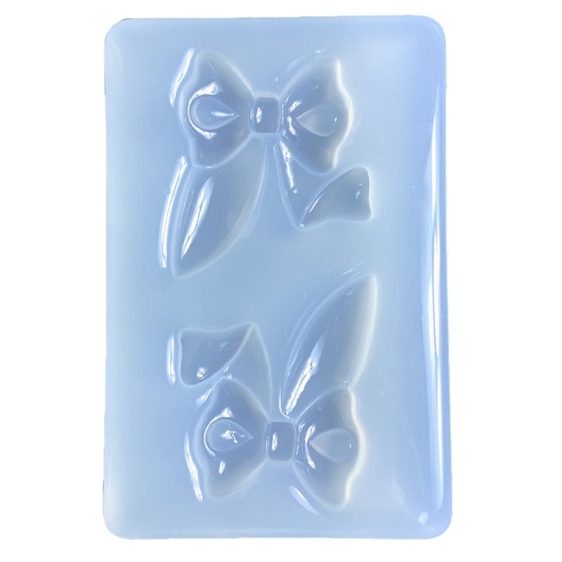 Siy Cetakan Resin Bentuk Pita Bahan Silikon Untuk Membuat Perhiasan DIY