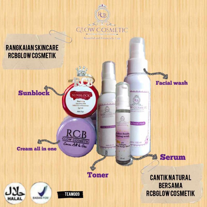 paket lengkap Rcb glow