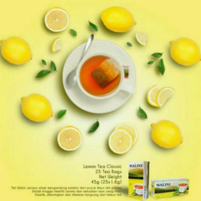 

Teh Walini Rasa Lemon Kemasan Amplop