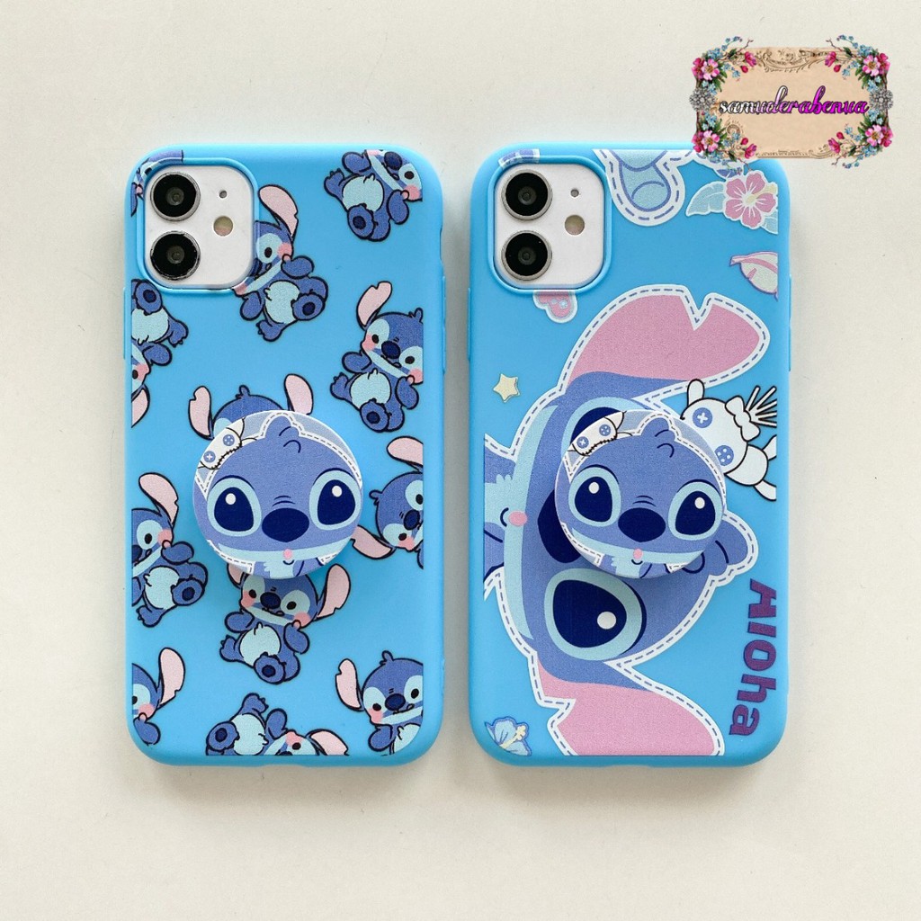 SS271 Softcase Popsocket STITCH Realme C2 5 5s 5i C3 C11 SB1614