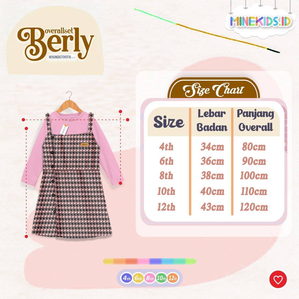 Overall Berly Set Minekids