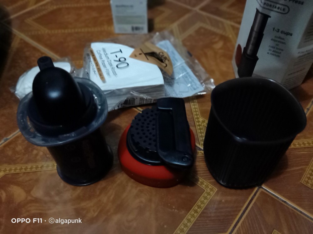 Aeropress Go Travel Free Steel Metal Filter Coffee Press Portable Cold Brew Maker