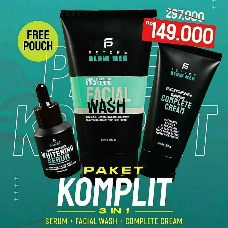 PSTORE GLOW MEN / SKINCARE PRIA PSGLOW MEN