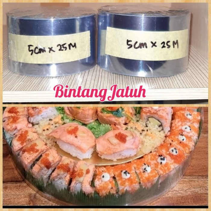 

Ginger- Plastik Mika Roll Pinggiran Cake 5 cm x 25 m