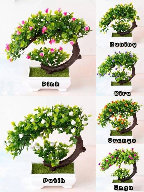 NM353 Bunga plastik / pajangan bunga Artificial / motif Rose/ Vas Petak-1