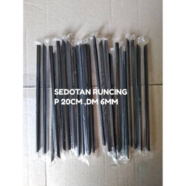 

Sedotan runcing steril 500 pcs 6mm 20 cm