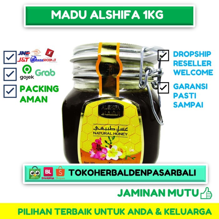 

Madu Arab 1KG | Madu Alshifa Al Shifa Original Asli | Natural Honey Denpasar Bali