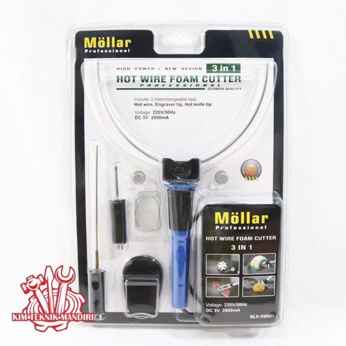 

MOLLAR MLR-HW001 3IN1 HOT WIRE FOAM CUTTER ALAT POTONG GABUS STYROFOAM