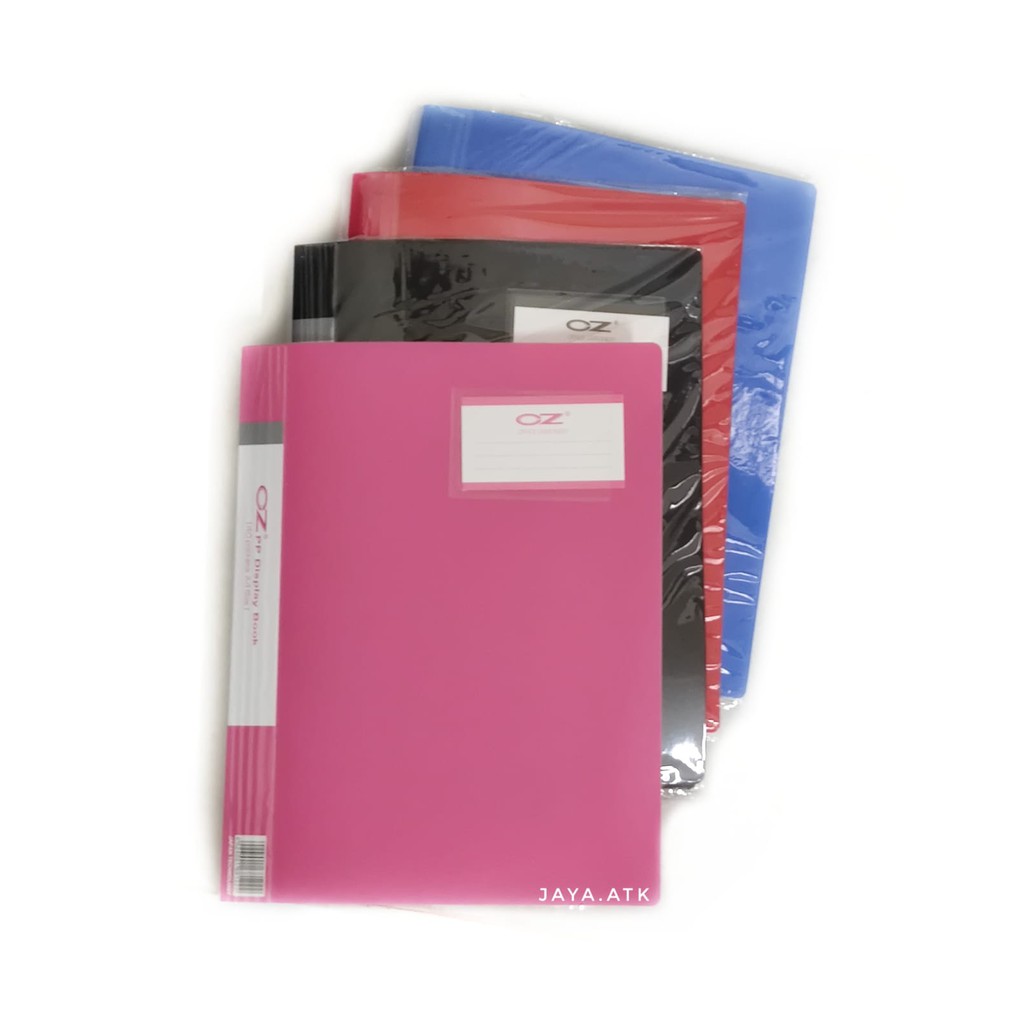 

MAP PLASTIK CLEAR HOLDER A4 40 LEMBAR DISPLAY BOOK DOCUMENT KEEPER WARNA MURAH