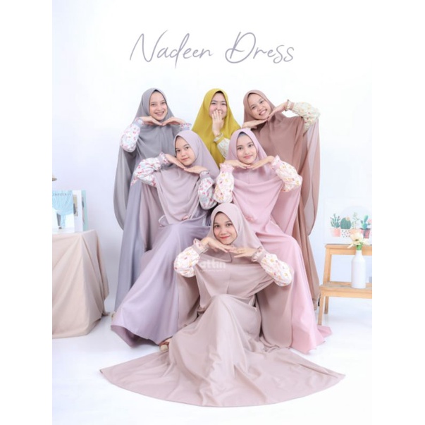 NADEEN DRESS by ATTIN/Gamis Cantik/Best seller/READY STOK