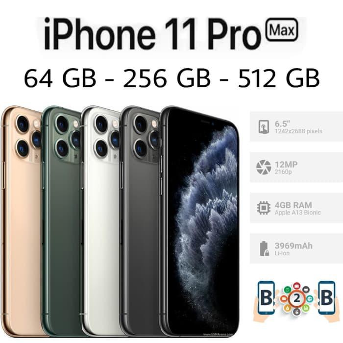 [Handphone/HP] IPHONE 11 PRO MAX - 512GB - 256GB - 64GB