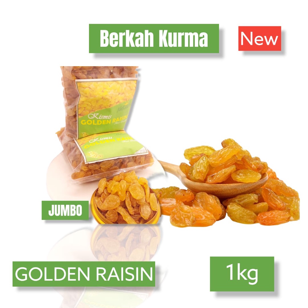 

kismis golden raisin JUMBO rasa manis segar 250 gram