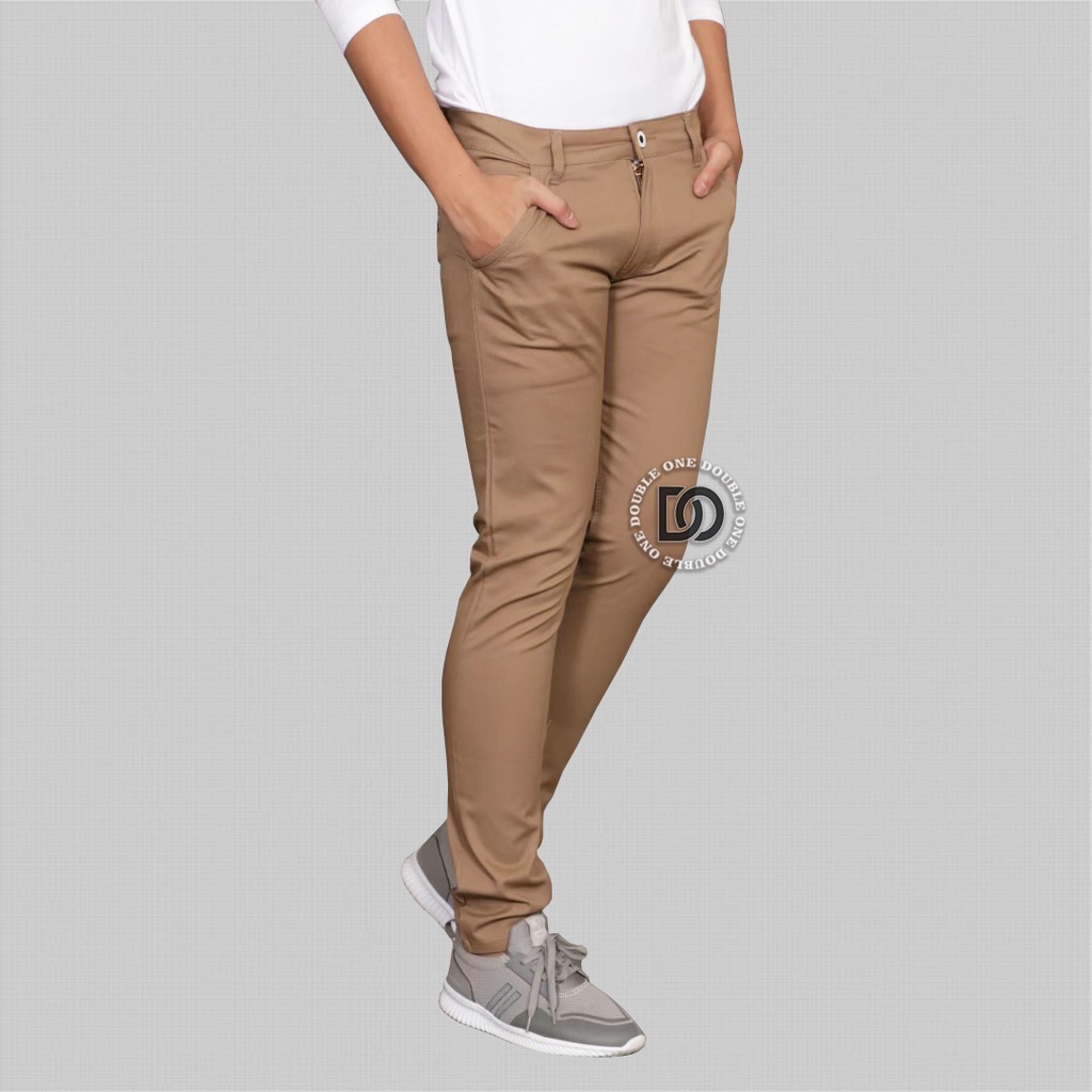 CELANA CHINO PRIA ORIGINAL FIFTEEN DENIM - CHINO PANJANG COWOK KATUN STRECTH MERAL - CHINO SLIMFIT STRETCH