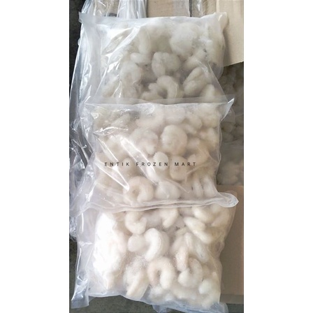 

Frozen Prawn Banana | Udang Kupas Beku 500gr | 1 Kg Halal | Entik Frozen Mart
