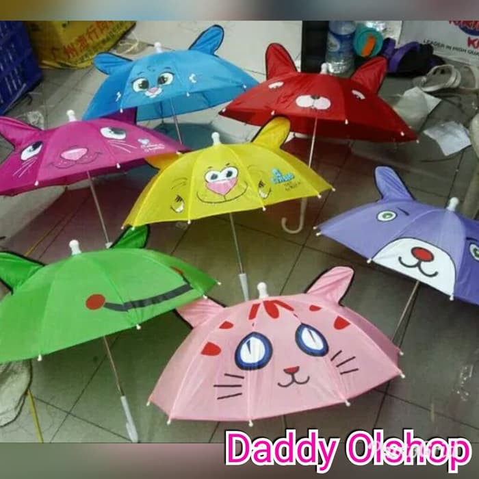 Jual payung anak karakter/payung lipat mini anak Terlaris