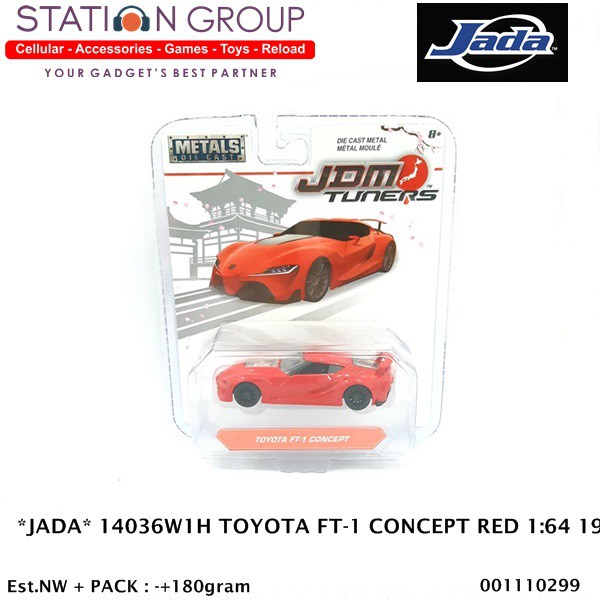JADA 14036W1H TOYOTA FT-1 CONCEPT RED 1-64 19