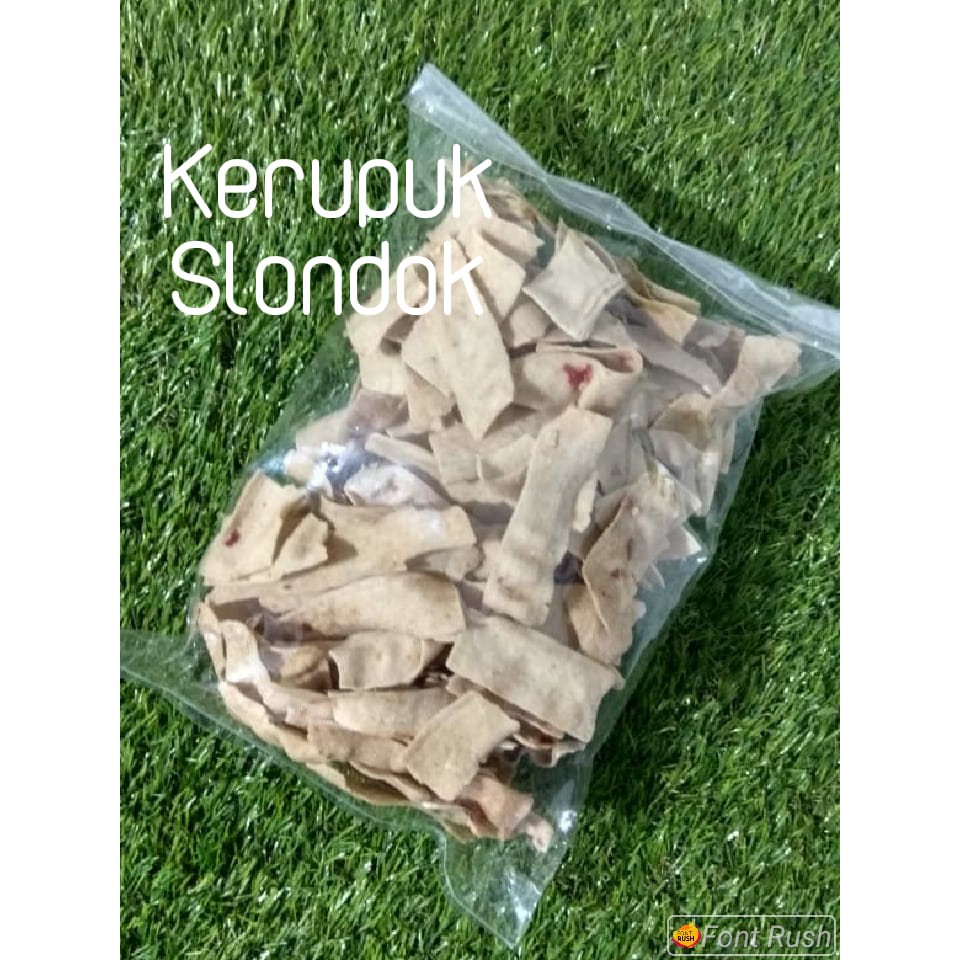 

KERUPUK/KERIPIk SLONDOK MENTAH 450GR