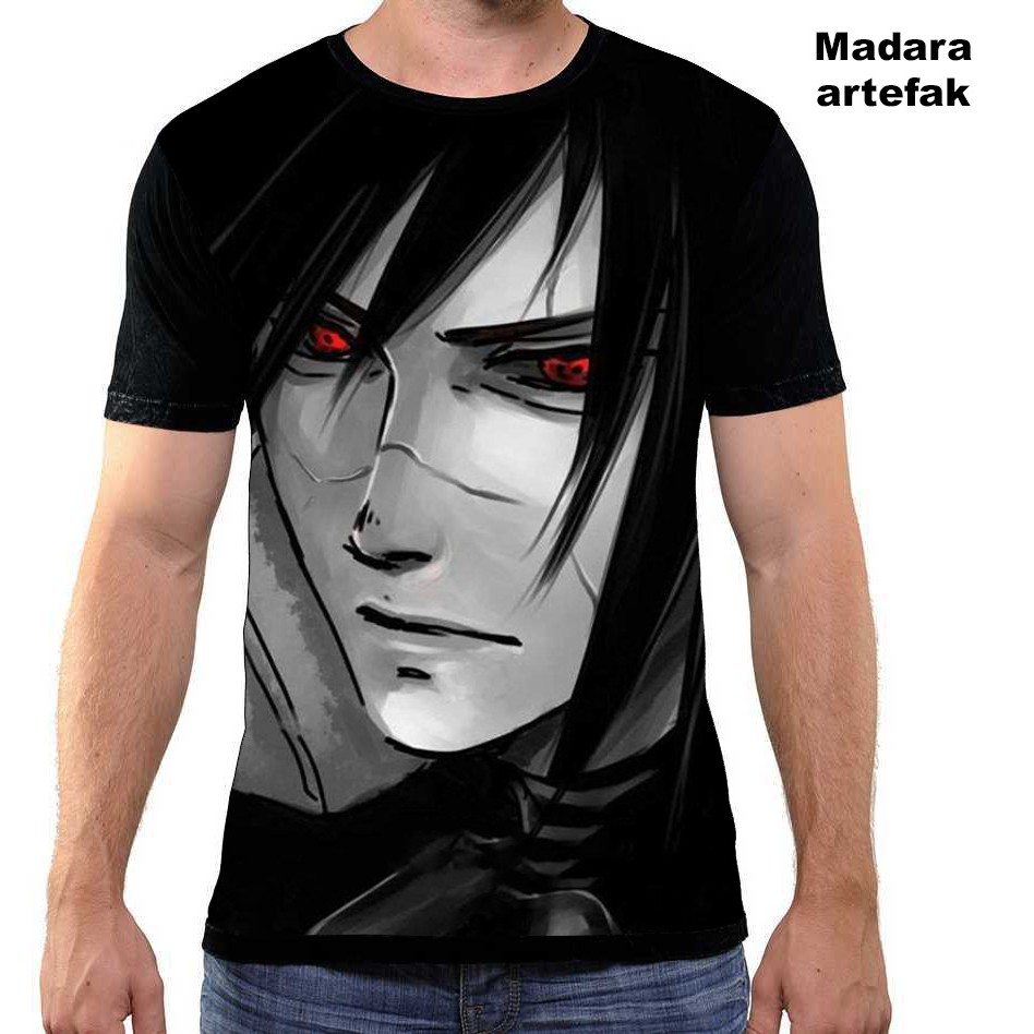 Kaos Anime Madara Terlaris Distro 3d FUllprint - madara artefak