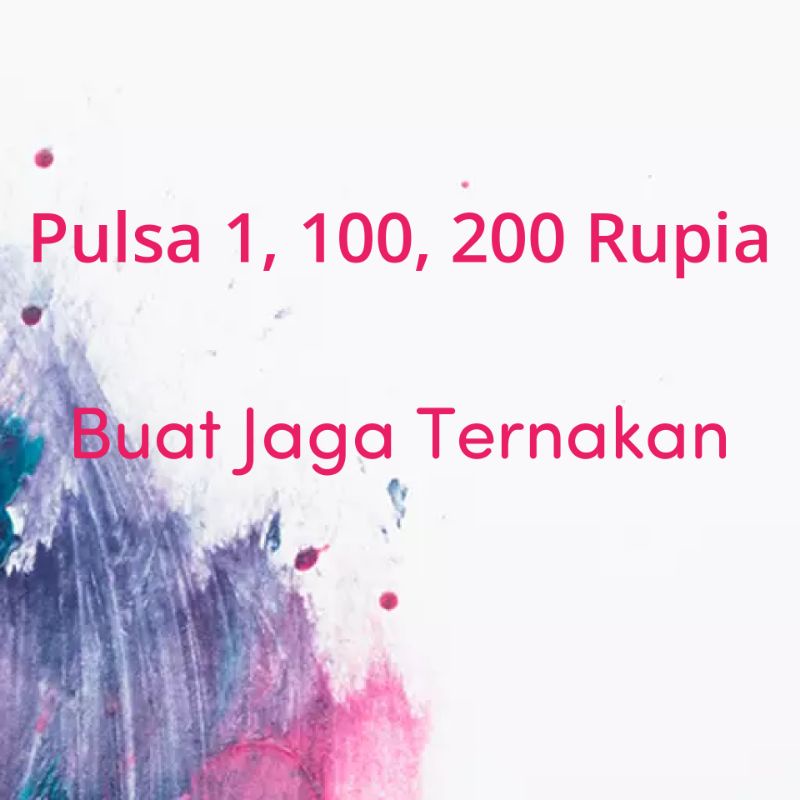 Pulsa Sniper 2Rb 2K ( 1, 10, 100, Rupiah  Sudah Close ) Buat Perdana Telkomsel Janda(WAJIB BACA DESK