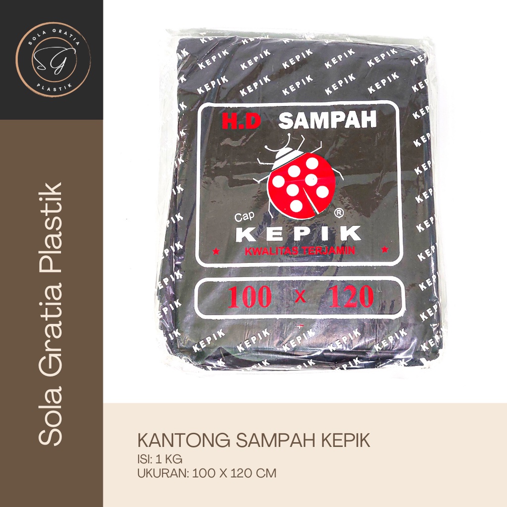 Kantong Sampah Kepik 100 x 120 - Kantong Plastik