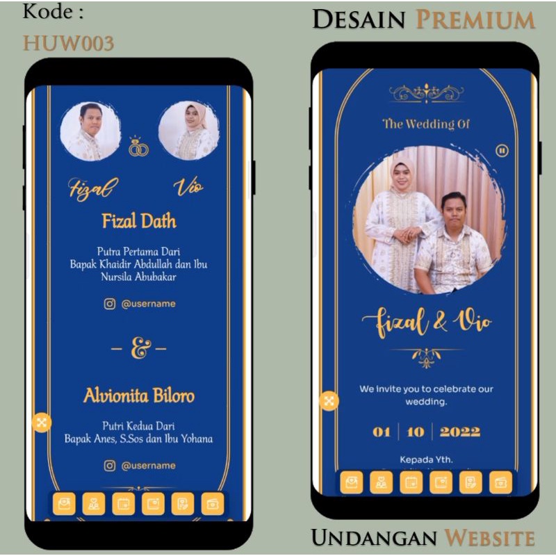 Jual UNDANGAN PERNIKAHAN WEBSITE Undangan site Undangan Nikah