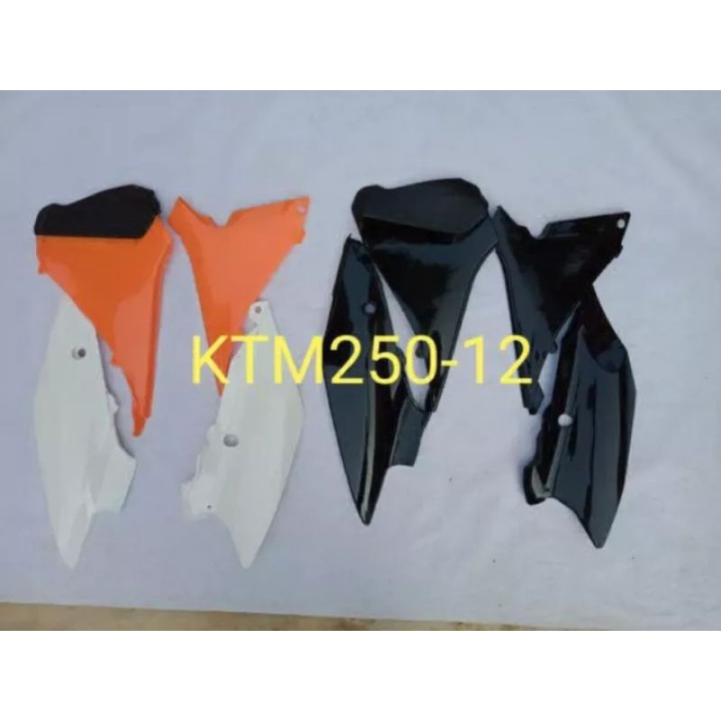 BODY KTM 250 2014 2ITEM COVER BODY BOX ACCU KTM 250 2014 SIDE PANEL SAYAP JOK TRAIL SUPERMOTO MOTOCR