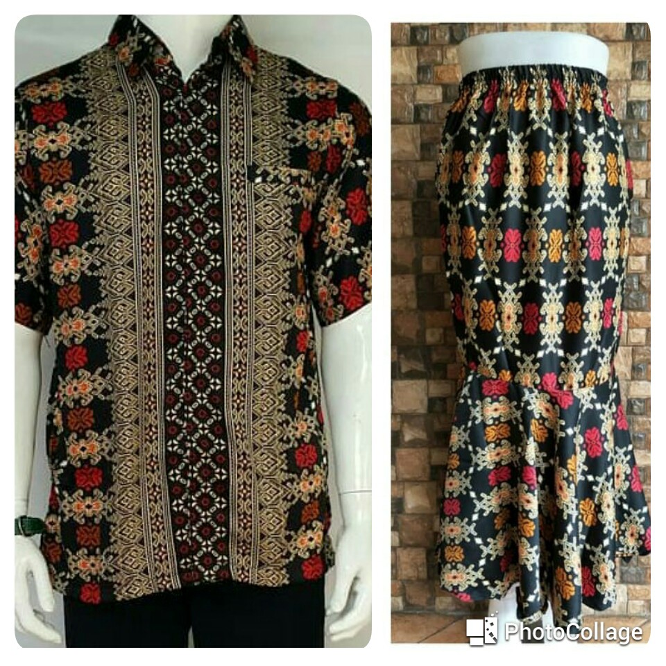 couple rok duyung dan kemeja pendek terlarissss