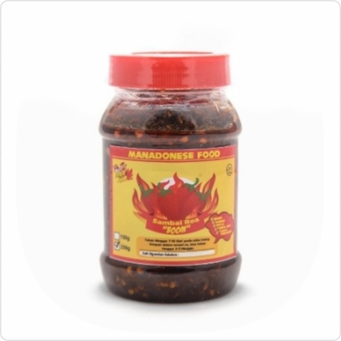 

sambal-aneka- sambal ikan roa khas manado 300gr - pedas 250gr -aneka-sambal.