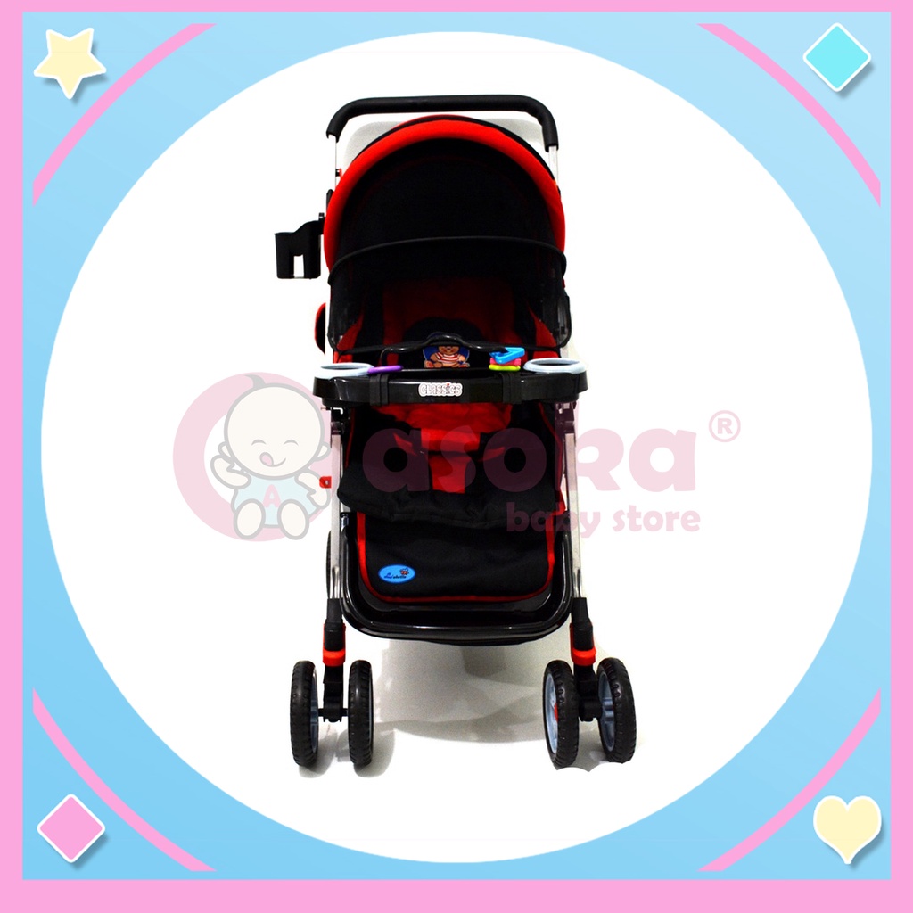 Stroller Baby Labeille Classic A019 - Kereta Dorong Bayi Anak ASOKA