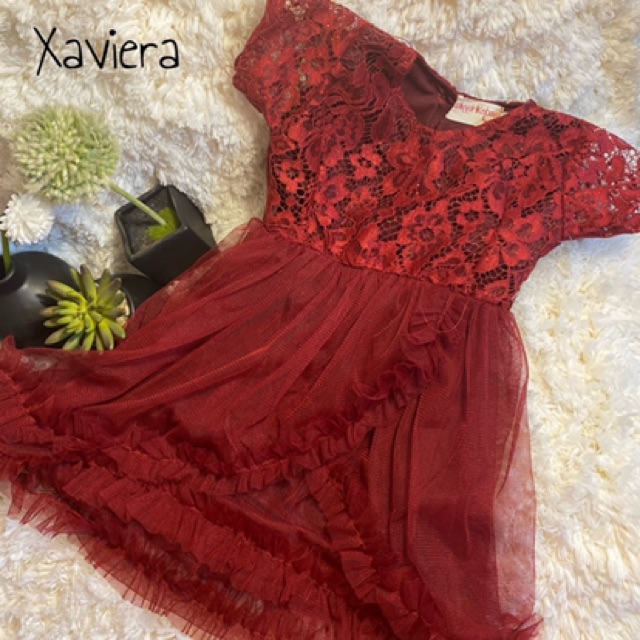 DRESS ANAK XAVIERA / GAUN ANAK / DRESS PESTA ANAK