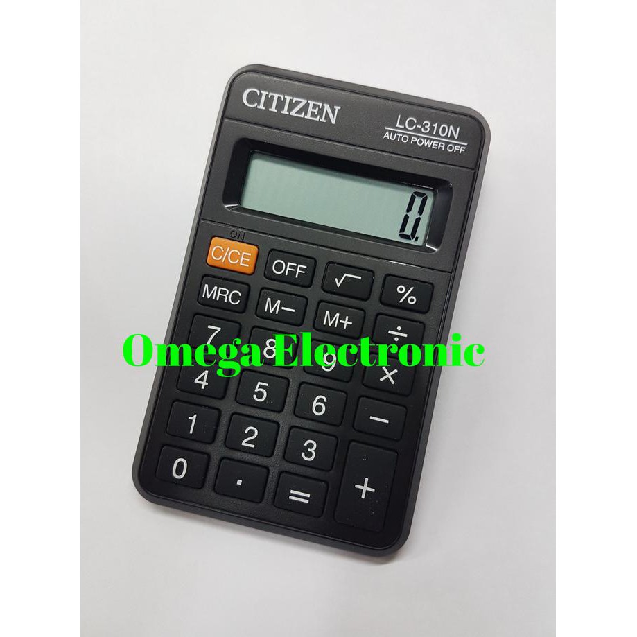 

ORIGINAL CITIZEN LC-310N - KALKULATOR KANTONG MINI CALCULATOR POCKET - CUCI GUDANG LHOOO