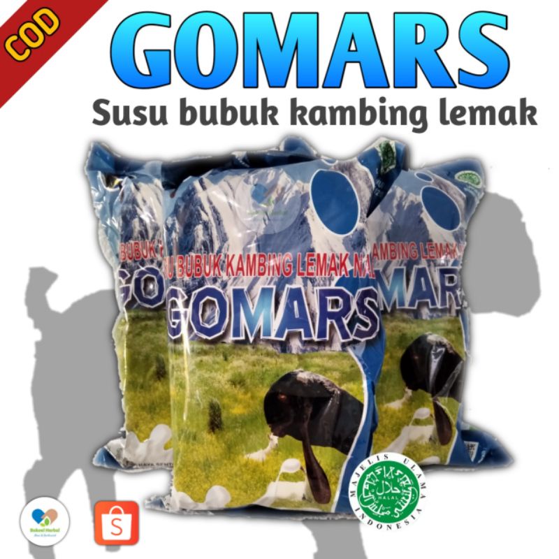 

susu kambing gomars / gomars sachet/ susu etawa bubuk gomars