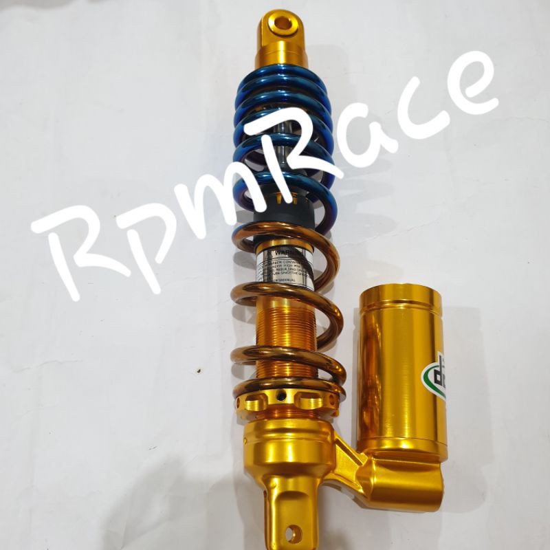 Shok  Shock Shockbreaker Belakang Tabung Bawah  Twotone Domino Ukuran 330mm  Beat Scoopy Vario 125