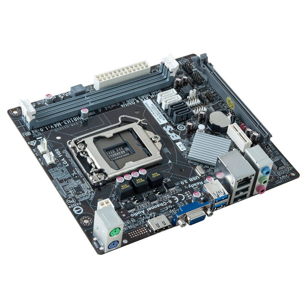 Mainboard Mobo ECS H81 SOCKET 1150 / CPU INTEL PENTIUM G1840 bonus fan