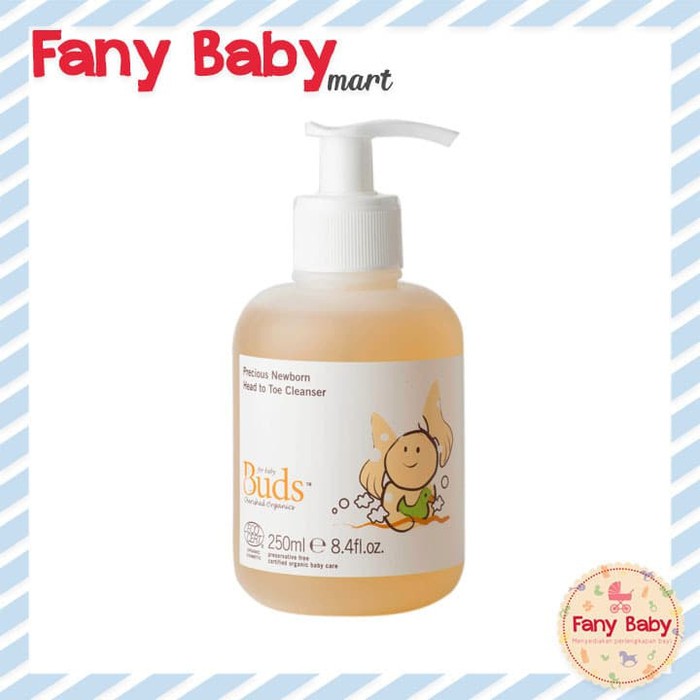 BUDS PRECIOUS NEWBORN HEAD TO TOE CLEANSER 250ML