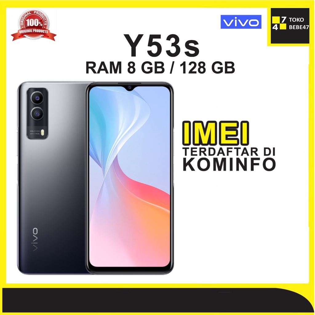 VIVO Y53S (NFC) 8/128 GB NEW ARIVAL IN SERIES Y GARANSI RESMI