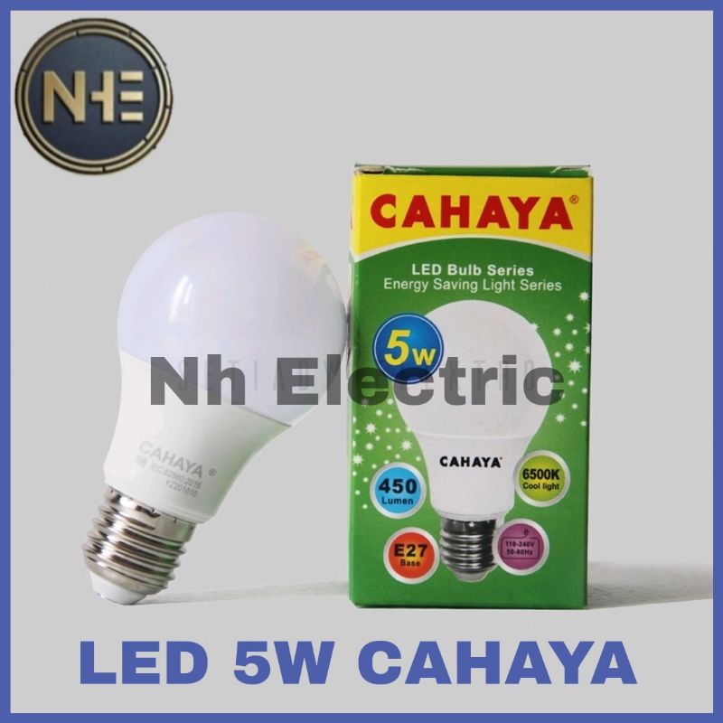 Lampu Led Cahaya 3/5/7/9/12/15/18 Watt - Led Bohlam 3W 5W 7W 9W 12W 15W 18W Garansi 1 Tahun