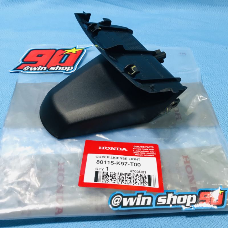 cover dudukan lampu plat spakbor belakang PCX 150 K97 cover lampu plat pcx