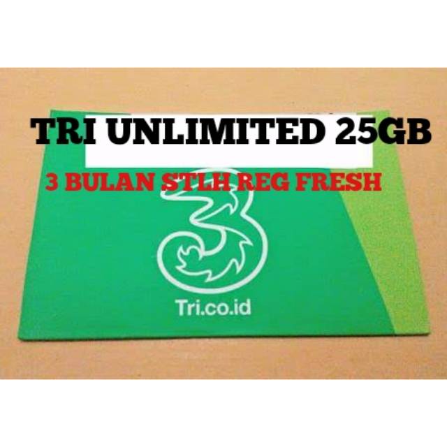 Perdana TRI 25GB UNLIMITED