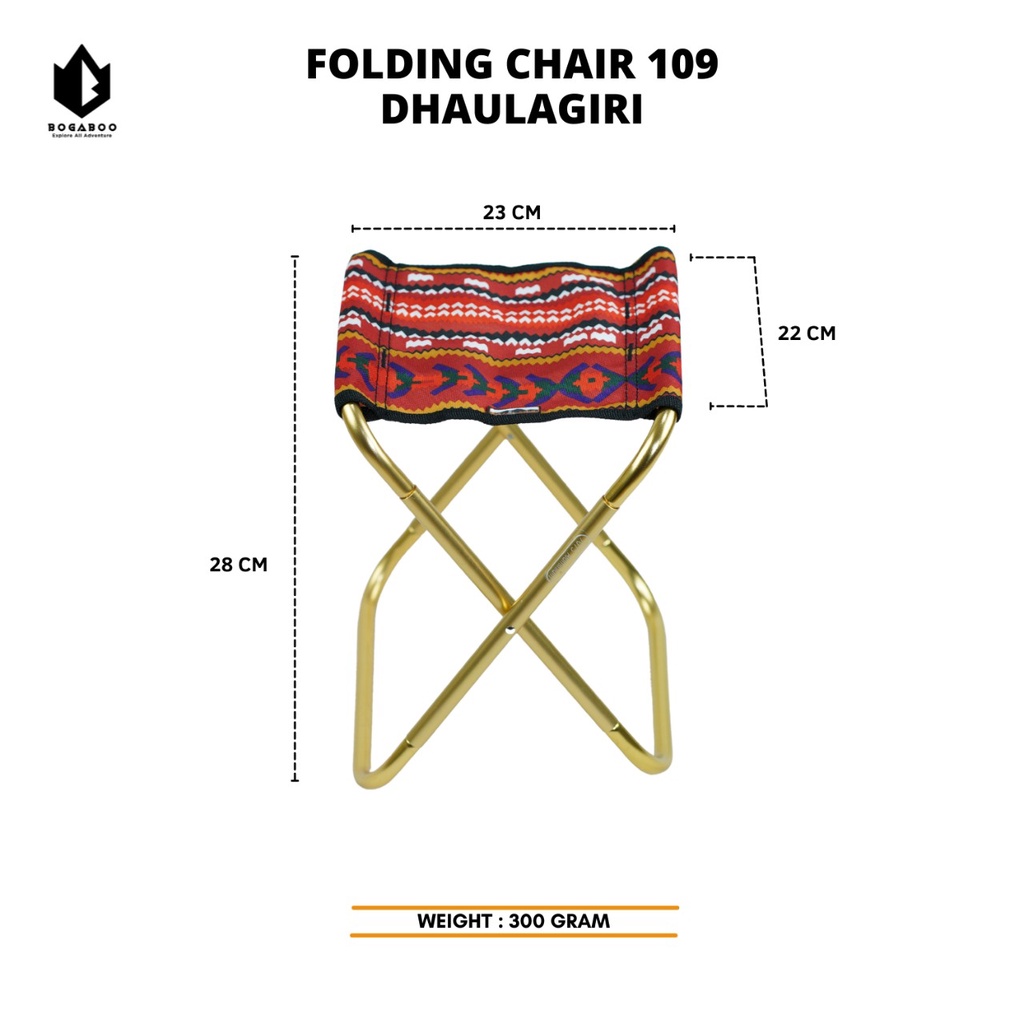 Kursi Lipat dhaulagiri fc 109 - Folding Chair 109 - Kursi Mancing - BANGKU LIPAT - kursi outdoor - kursi ultralight - kursi hiking