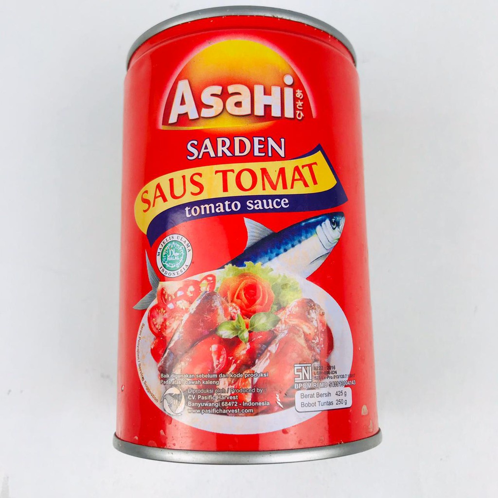 AsaHi Sarden Saus Pedas / Saus Tomat 155 gr / sarden asahi sardenus