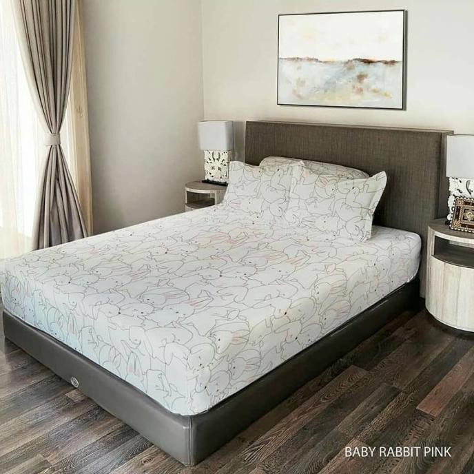 Ready Stok - Sprei King Rabbit 160X200 (B)